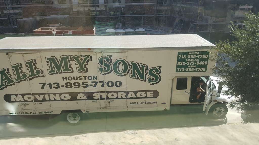 All My Sons Moving & Storage | 9550 W. Wingfoot Rd., Ste. 190, Houston, TX 77041, USA | Phone: (281) 667-0966