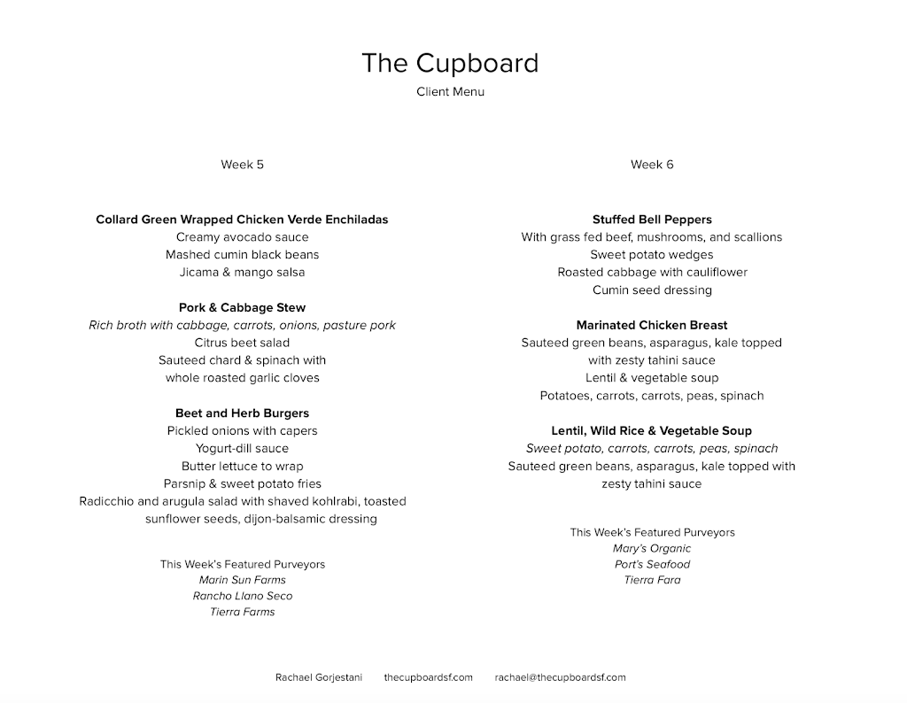 The Cupboard | 300 Baker St, San Francisco, CA 94117 | Phone: (415) 894-5399