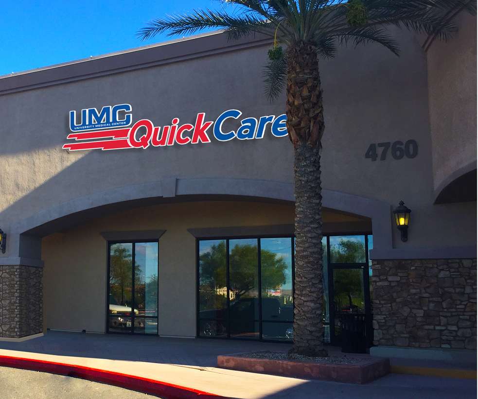 UMC Quick Care - Blue Diamond | 4760 Blue Diamond Rd #110, Las Vegas, NV 89139, USA | Phone: (702) 383-2300