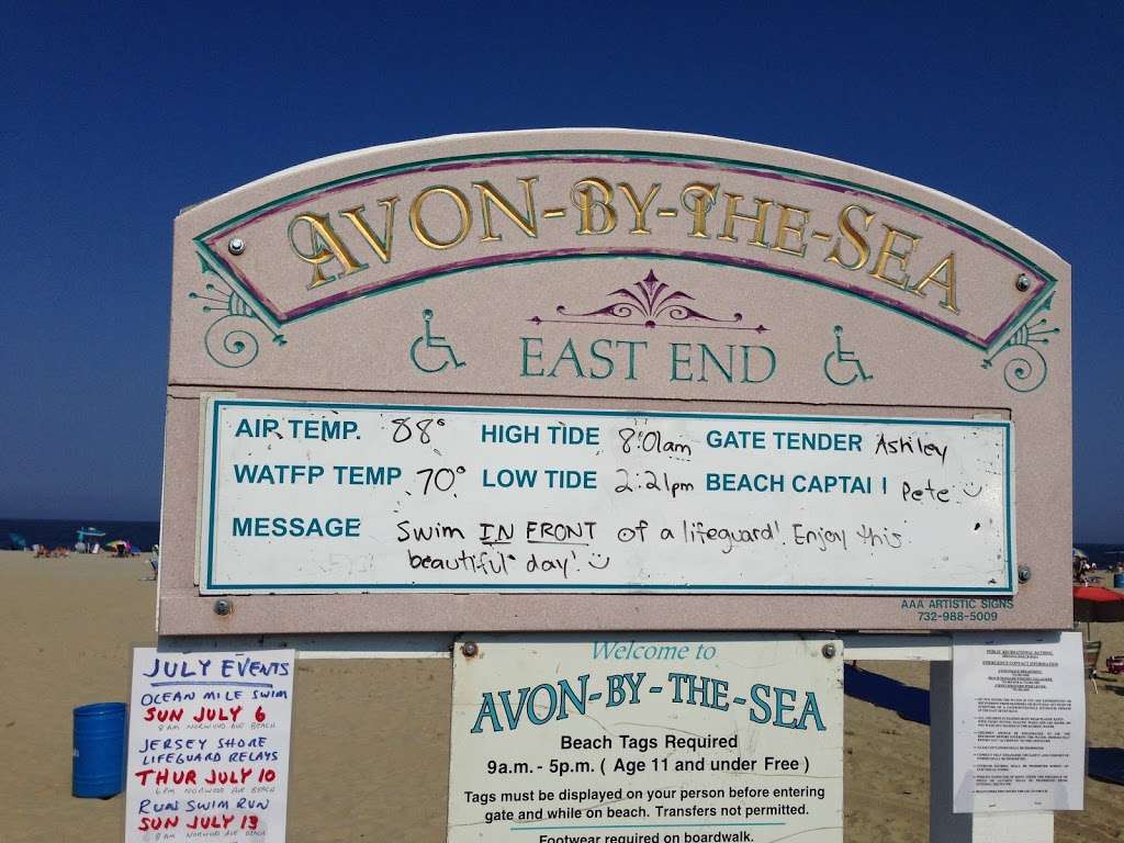 Avon By the Sea | 301 Main St, Avon-By-The-Sea, NJ 07717, USA | Phone: (732) 502-4510