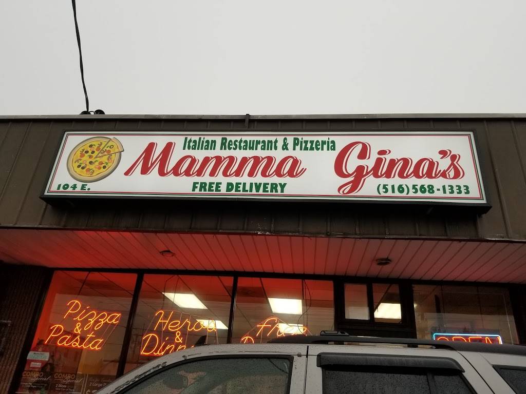 Mamma Ginas Pizzeria of Valley Stream | 104 E Merrick Rd, Valley Stream, NY 11580, USA | Phone: (516) 568-1333