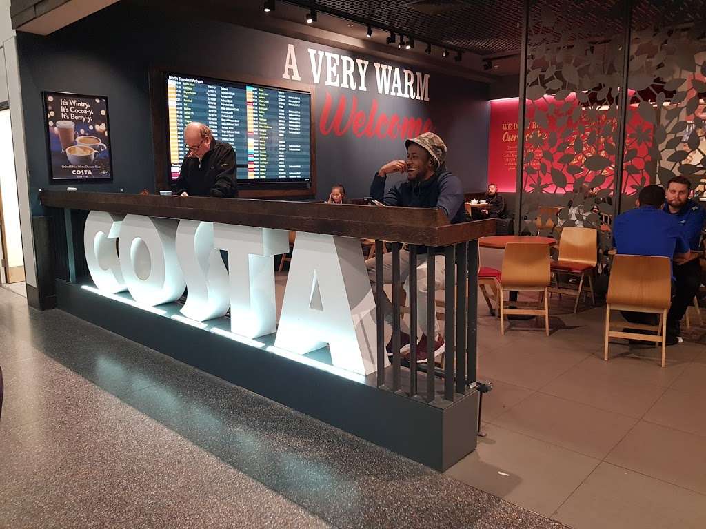 Costa Coffee | 2, North Terminal, Departures Rd, Horley, Gatwick RH6 0PJ, UK | Phone: 01293 569282