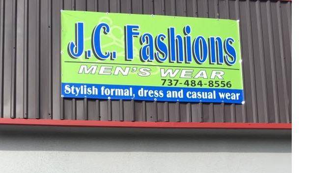 J.C. Fashions MENS WEAR | 4700 Loyola Ln #110, Austin, TX 78723, USA | Phone: (737) 484-8556