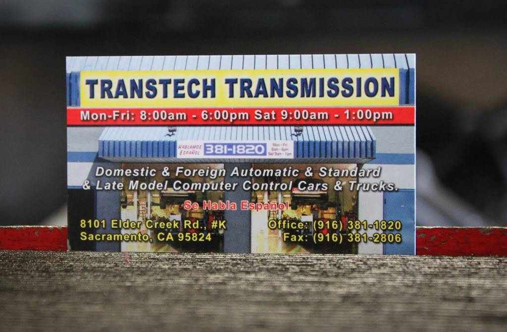 Transtech Transmission | 8101 Elder Creek Rd, Sacramento, CA 95824, USA | Phone: (916) 381-1820