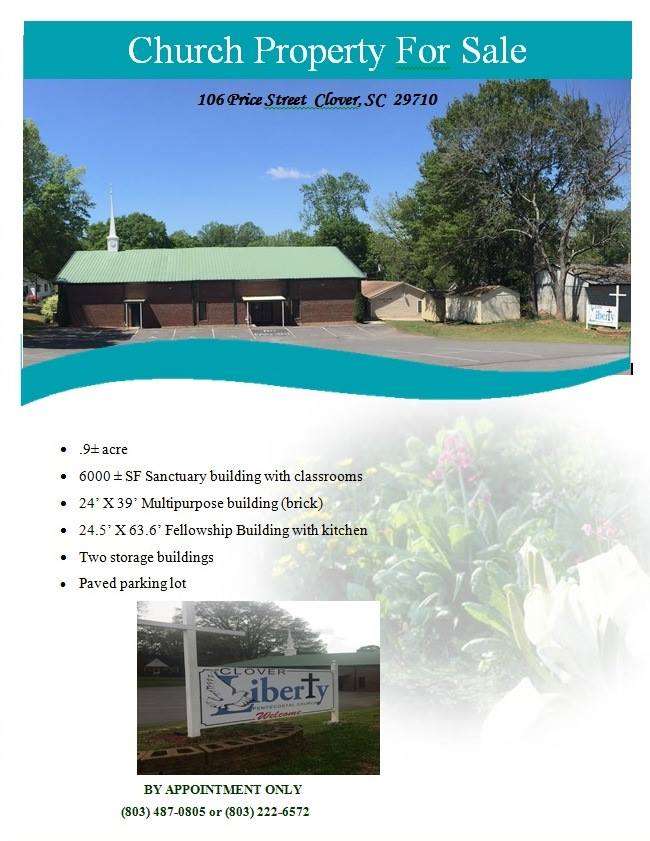 Clover Liberty Pentecostal Church | 1045 N Main St, Clover, SC 29710, USA | Phone: (803) 675-7824