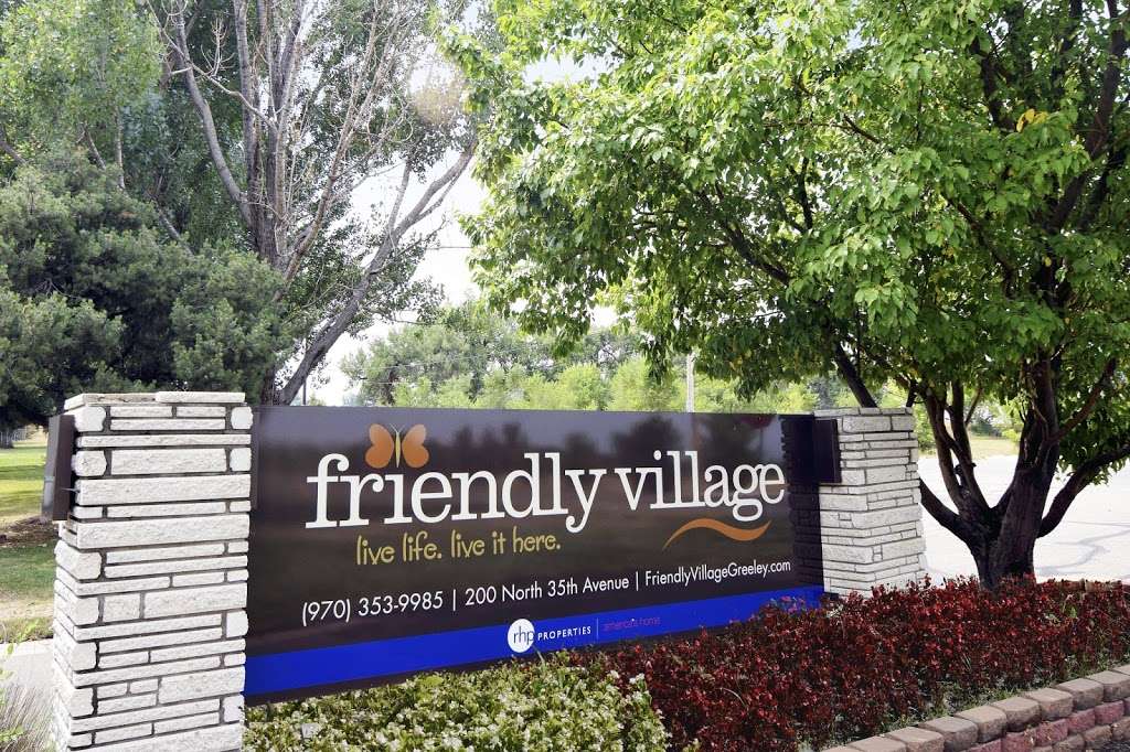 Friendly Village of Greeley | 200 N 35th Ave, Greeley, CO 80634, USA | Phone: (970) 353-9985