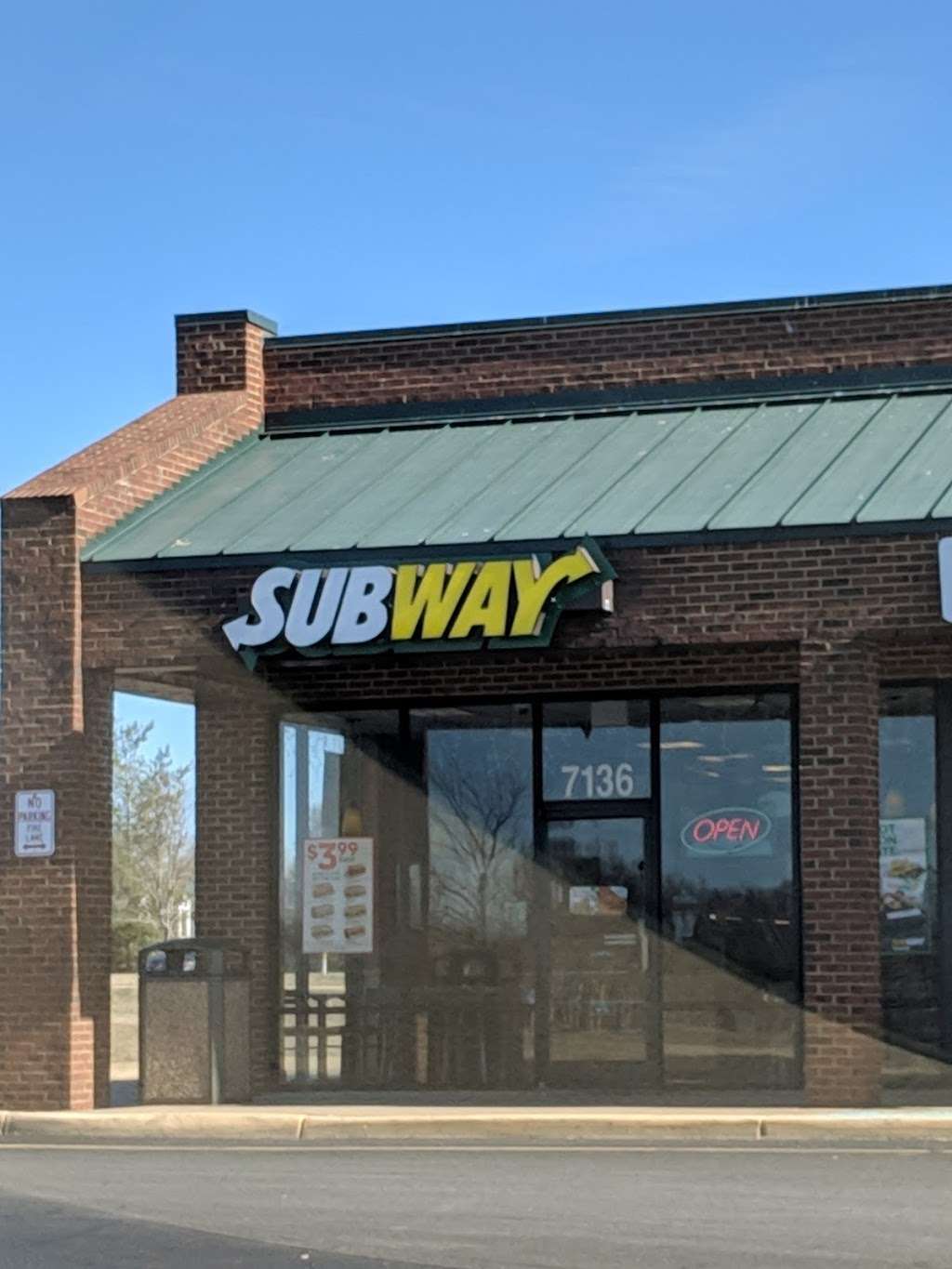 Subway | 7136 Salem Fields Blvd, Fredericksburg, VA 22407 | Phone: (540) 785-5770