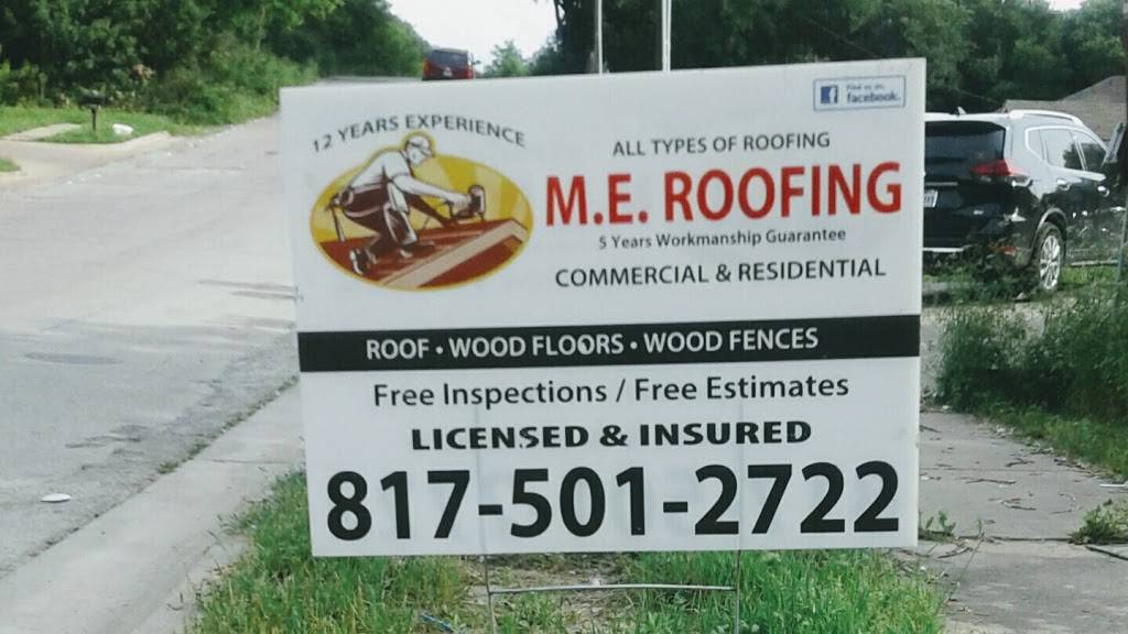 M.E. Roofing company | 1729 Overland St, Fort Worth, TX 76131, USA | Phone: (817) 501-2722