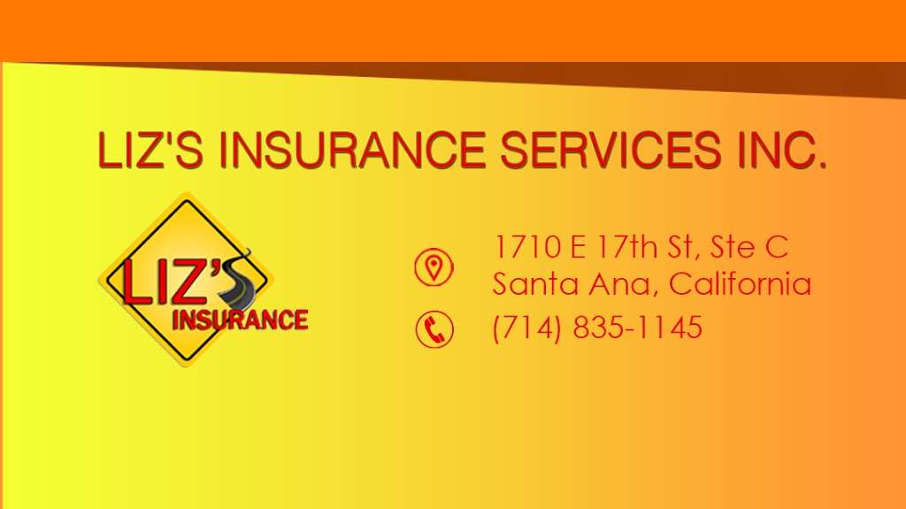 Lizs Insurance - insurance agency  | Photo 2 of 3 | Address: 1710 17th St Suite C, Santa Ana, CA 92705, USA | Phone: (714) 835-1190