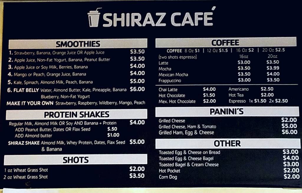 Shiraz Coffee & Deli | 5505 Friars Rd, San Diego, CA 92110, USA | Phone: (619) 260-0663