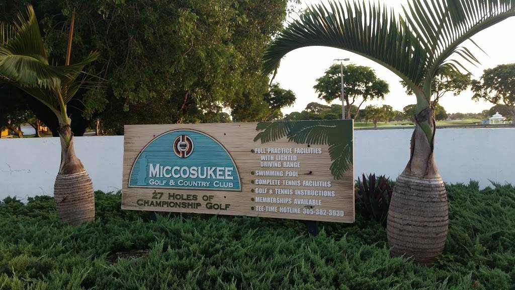 Miccosukee - Golf & Country Club | 6401 Kendale Lakes Dr, Miami, FL 33183, USA | Phone: (305) 382-3930