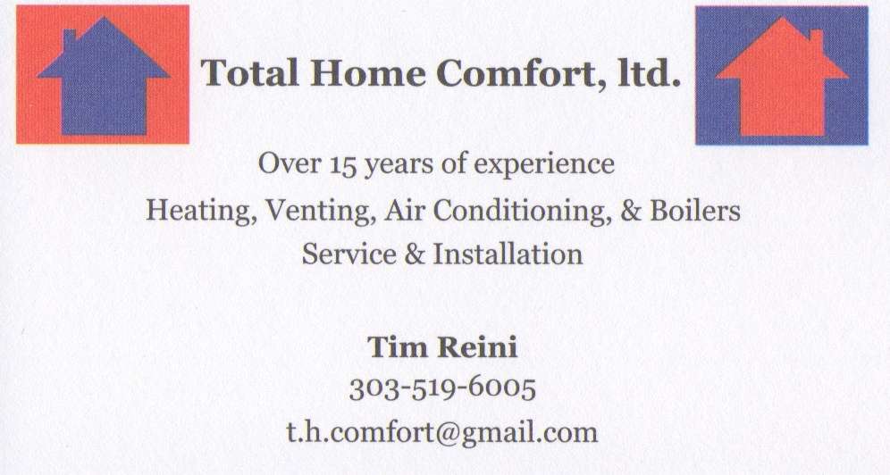 Total Home Comfort, ltd. | 7415 Braun Way, Arvada, CO 80005 | Phone: (303) 519-6005