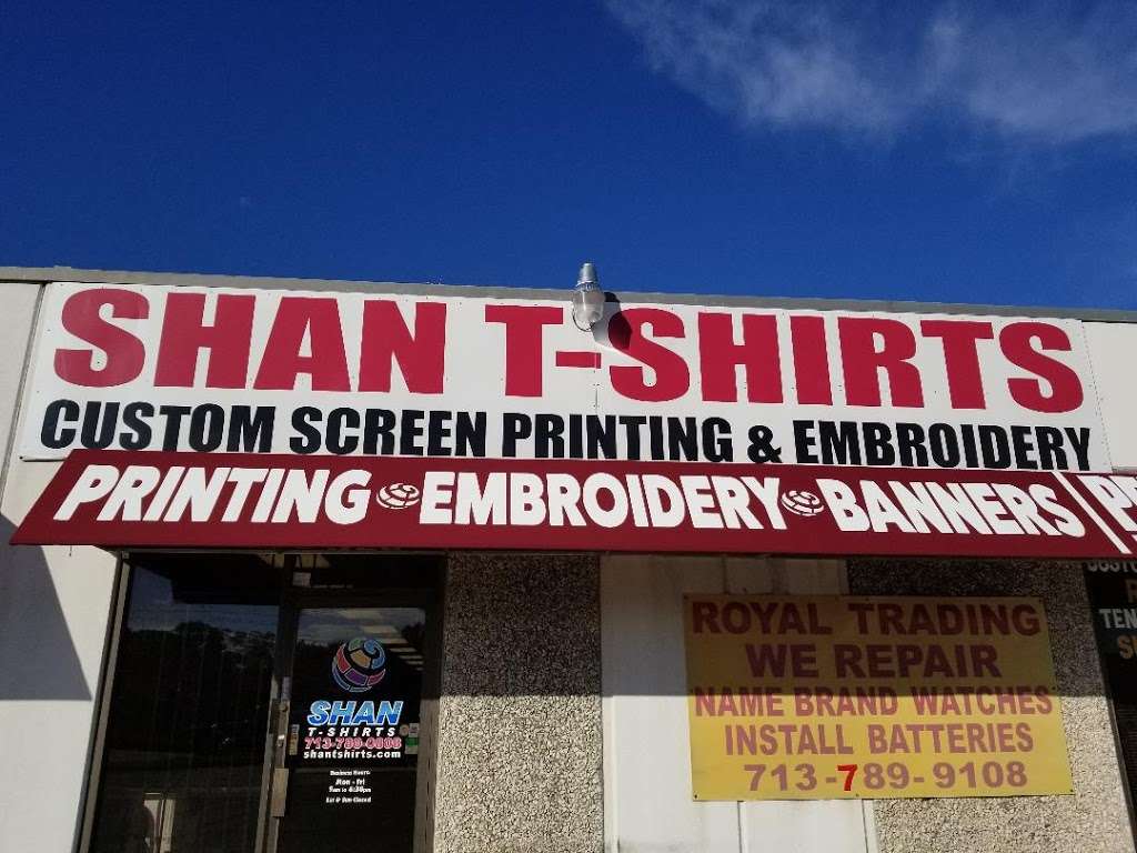 Shan T-Shirts | 8000 Harwin Dr #520, Houston, TX 77036, USA | Phone: (713) 780-0808