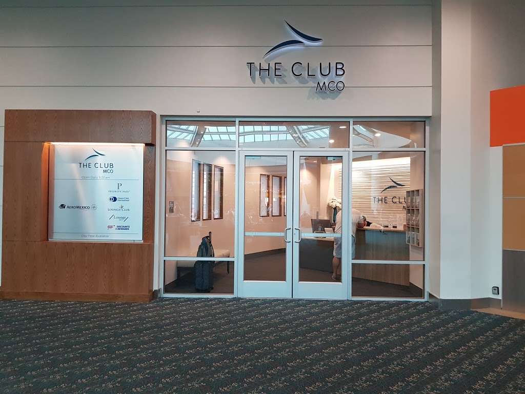The Club MCO | Terminal A, Jeff Fuqua Blvd, Orlando, FL 32827 | Phone: (407) 825-4747