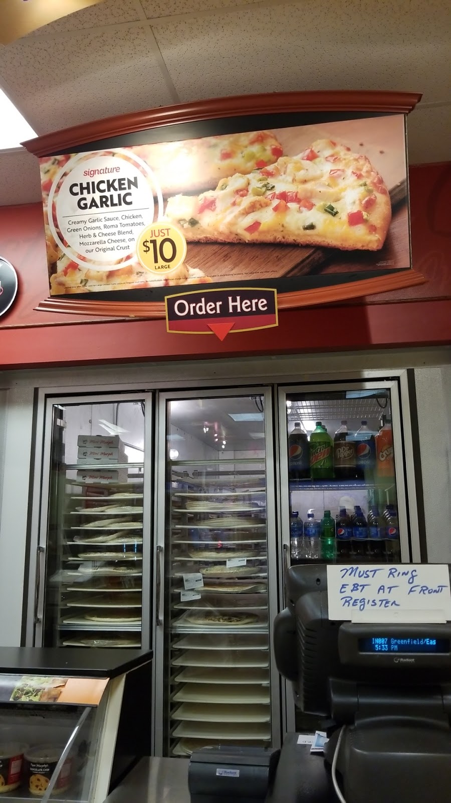 Papa Murphys Take N Bake Pizza | 188 E New Rd, Greenfield, IN 46140, USA | Phone: (317) 462-7272