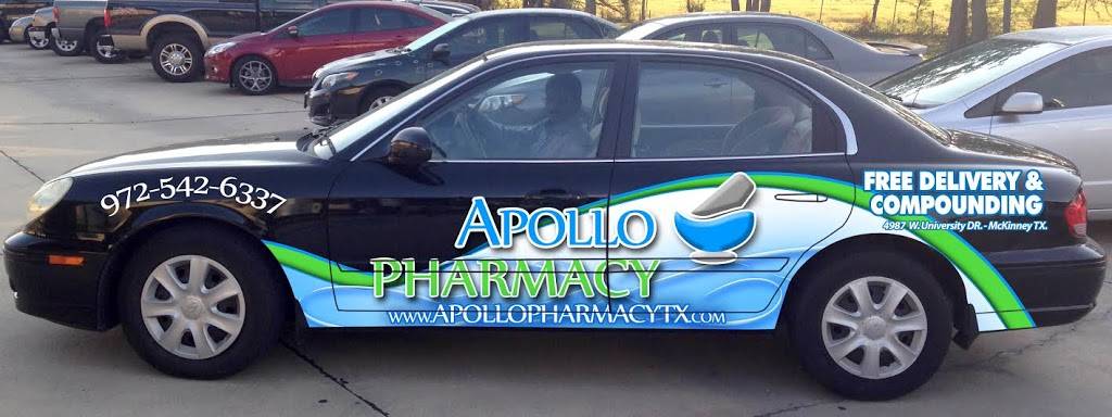 Apollo Pharmacy McKinney TX | 4987 W University Dr STE 120, McKinney, TX 75071, USA | Phone: (972) 542-6337