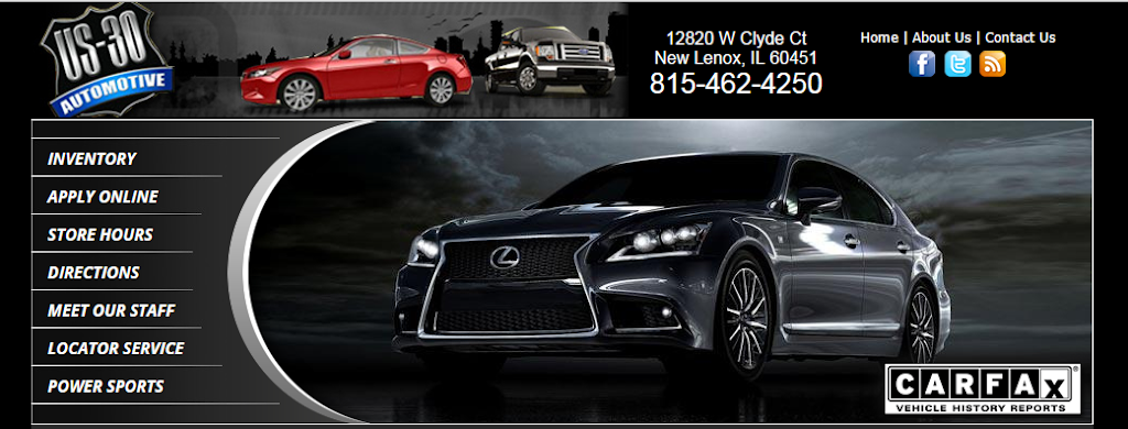 US 30 Automotive | 12820 Clyde Ct, New Lenox, IL 60451 | Phone: (815) 462-4250