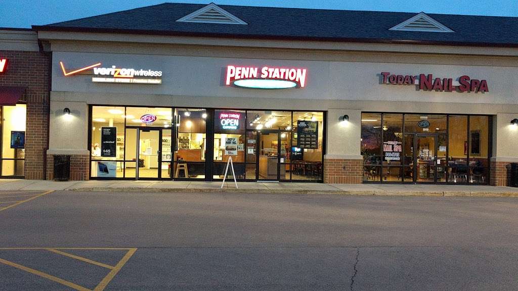 Penn Station East Coast Subs | 851 E Belvidere Rd, Grayslake, IL 60030, USA | Phone: (224) 541-4063