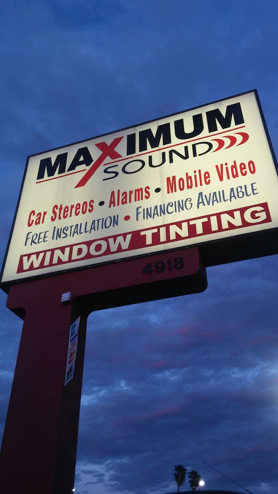 Maximum Sound | 4918 W Glendale Ave, Glendale, AZ 85301, USA | Phone: (623) 937-2707
