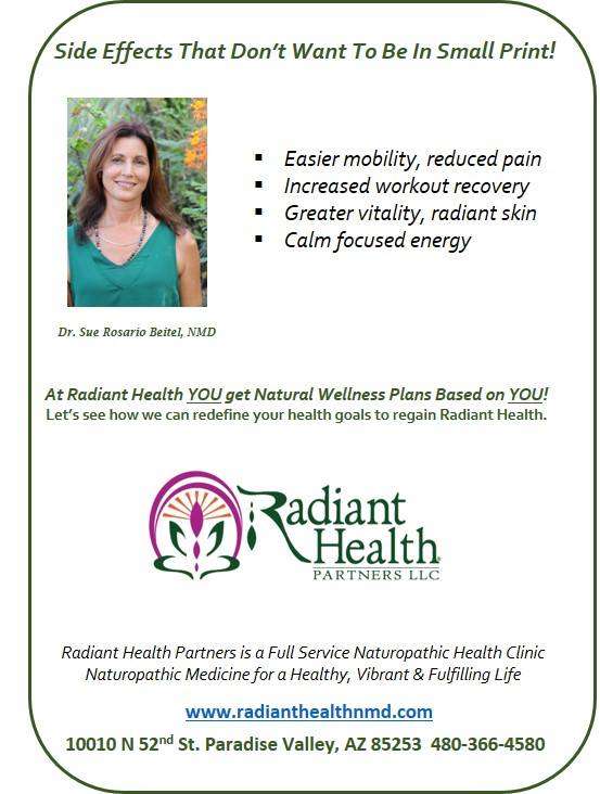 Radiant Health Partners, LLC - Dr. Sue Rosario Beitel NMD | 10010 N 52nd St ste a, Paradise Valley, AZ 85253, USA | Phone: (480) 366-4580