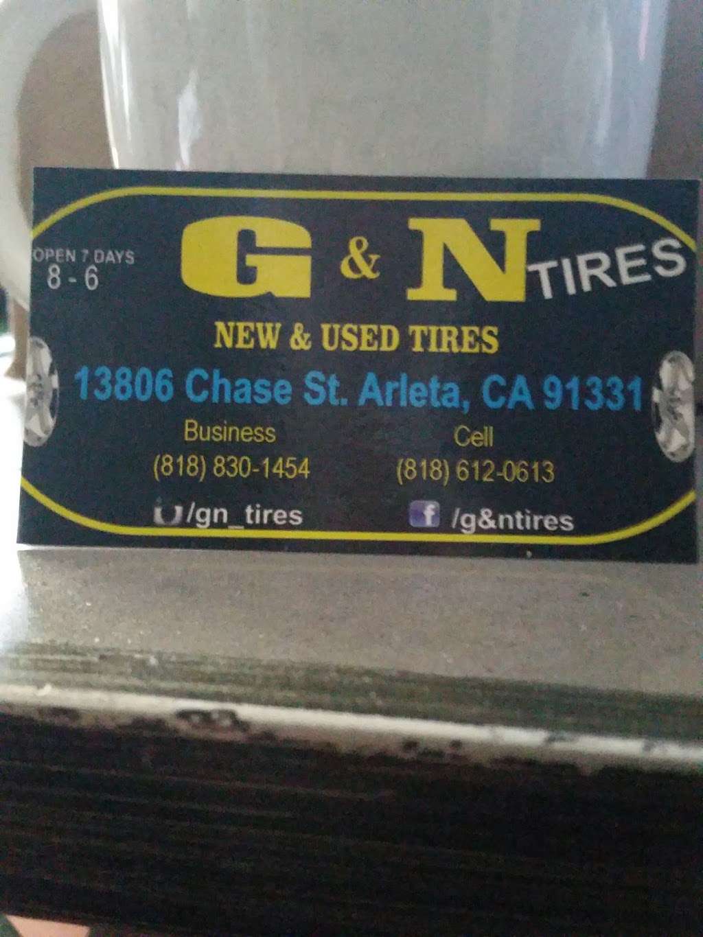 G & N Tires | 13806 Chase St, Arleta, CA 91331, USA | Phone: (818) 830-1454