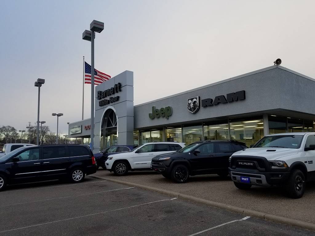 Barnett Chrysler Jeep | 3430 Hwy 61 N, White Bear Lake, MN 55110, USA | Phone: (651) 482-6100