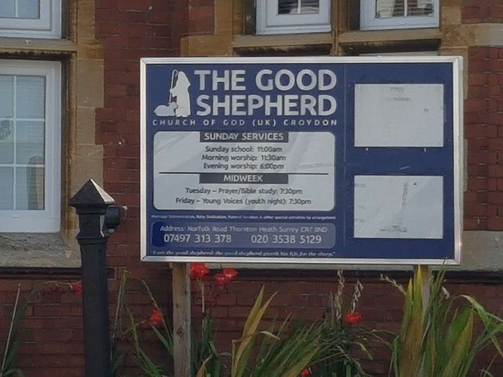 Church Of God UK "The Good Shepherd" | 2 Norfolk Rd, Thornton Heath CR7 8ND, UK