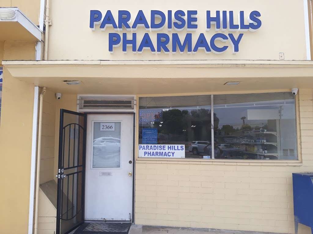 Paradise Hills Pharmacy | 2366 Reo Dr, San Diego, CA 92139, USA | Phone: (619) 470-3710