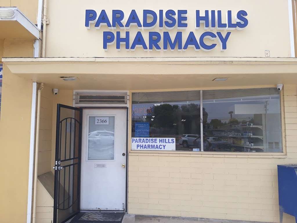Paradise Hills Pharmacy | 2366 Reo Dr, San Diego, CA 92139, USA | Phone: (619) 470-3710 Paradise Hills Pharmacy | 2366 Reo Dr, San Diego, CA 92139, USA | Phone: (619) 470-3710