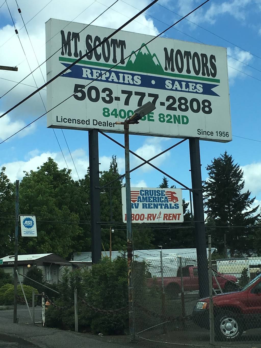 Mt Scott Motors | 8400 SE 82nd Ave, Portland, OR 97266, USA | Phone: (503) 777-2808