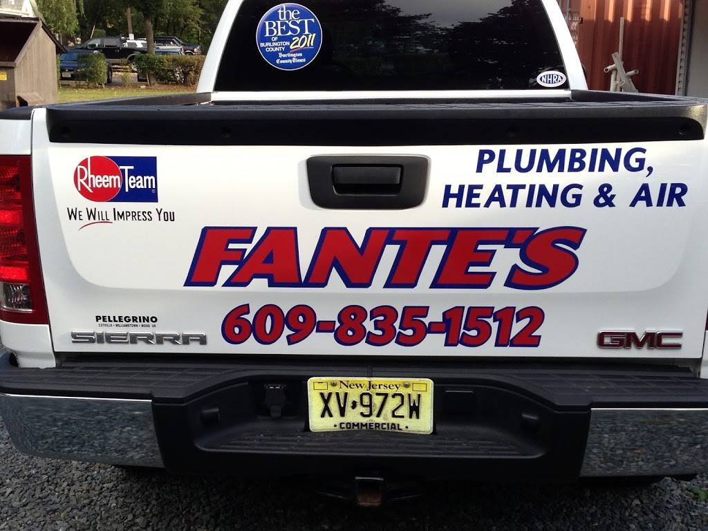 Fantes Plumbing Heating & Air Conditioning Inc | 35 Charleston Rd, Willingboro, NJ 08046, USA | Phone: (609) 835-1512