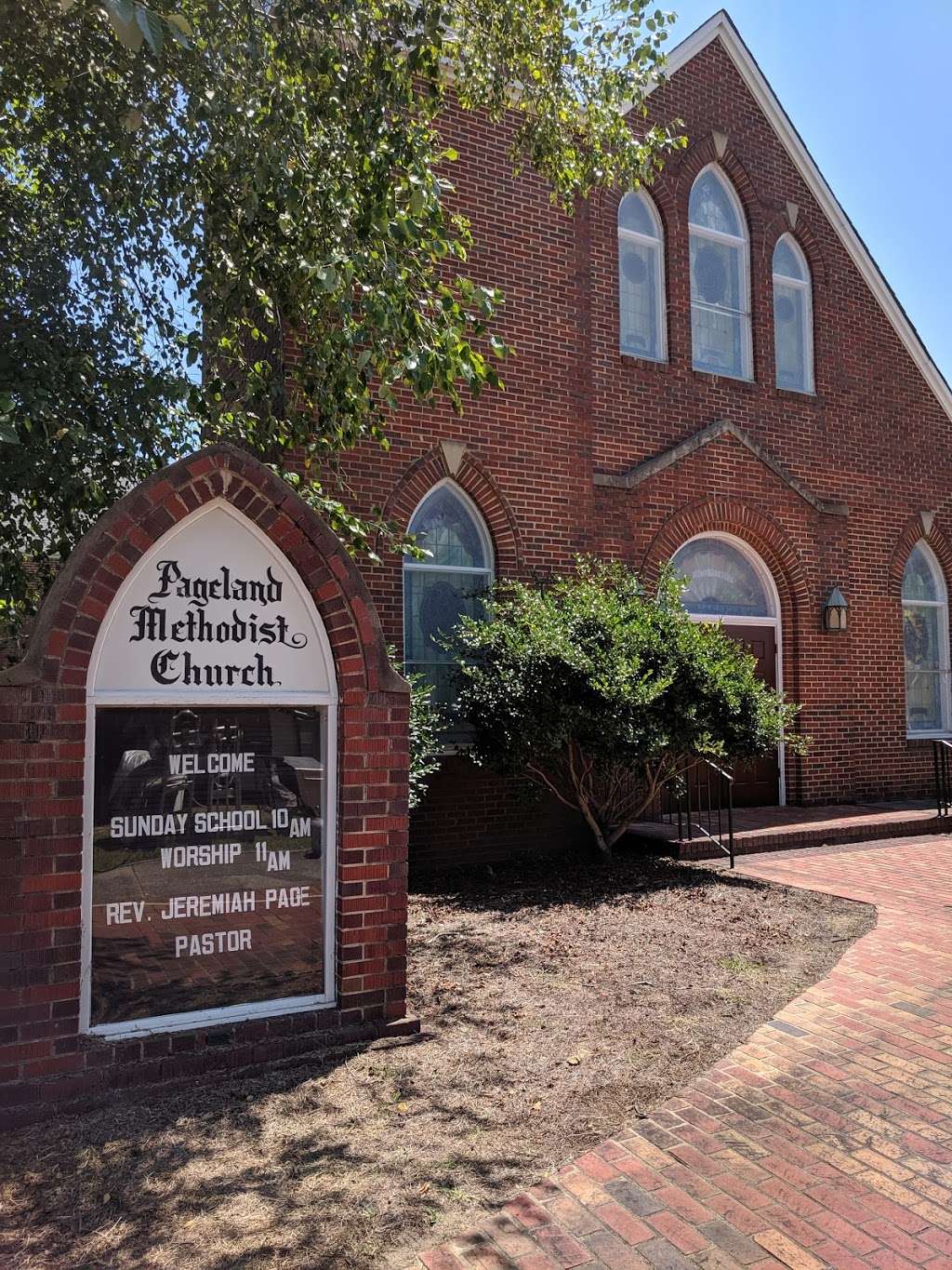 Pageland United Methodist Church | 205 S Pearl St, Pageland, SC 29728, USA | Phone: (843) 672-7527