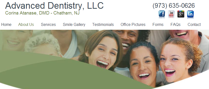 Advanced Dentistry, LLC | 33 Main St #101, Chatham, NJ 07928, USA | Phone: (973) 635-0626