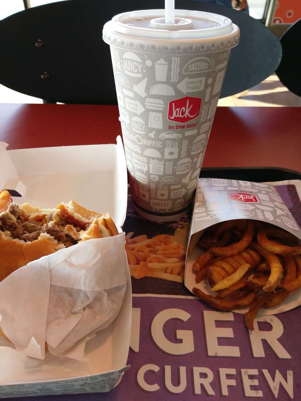 Jack in the Box | 21510 Aldine Westfield Rd, Humble, TX 77338, USA | Phone: (281) 443-3562