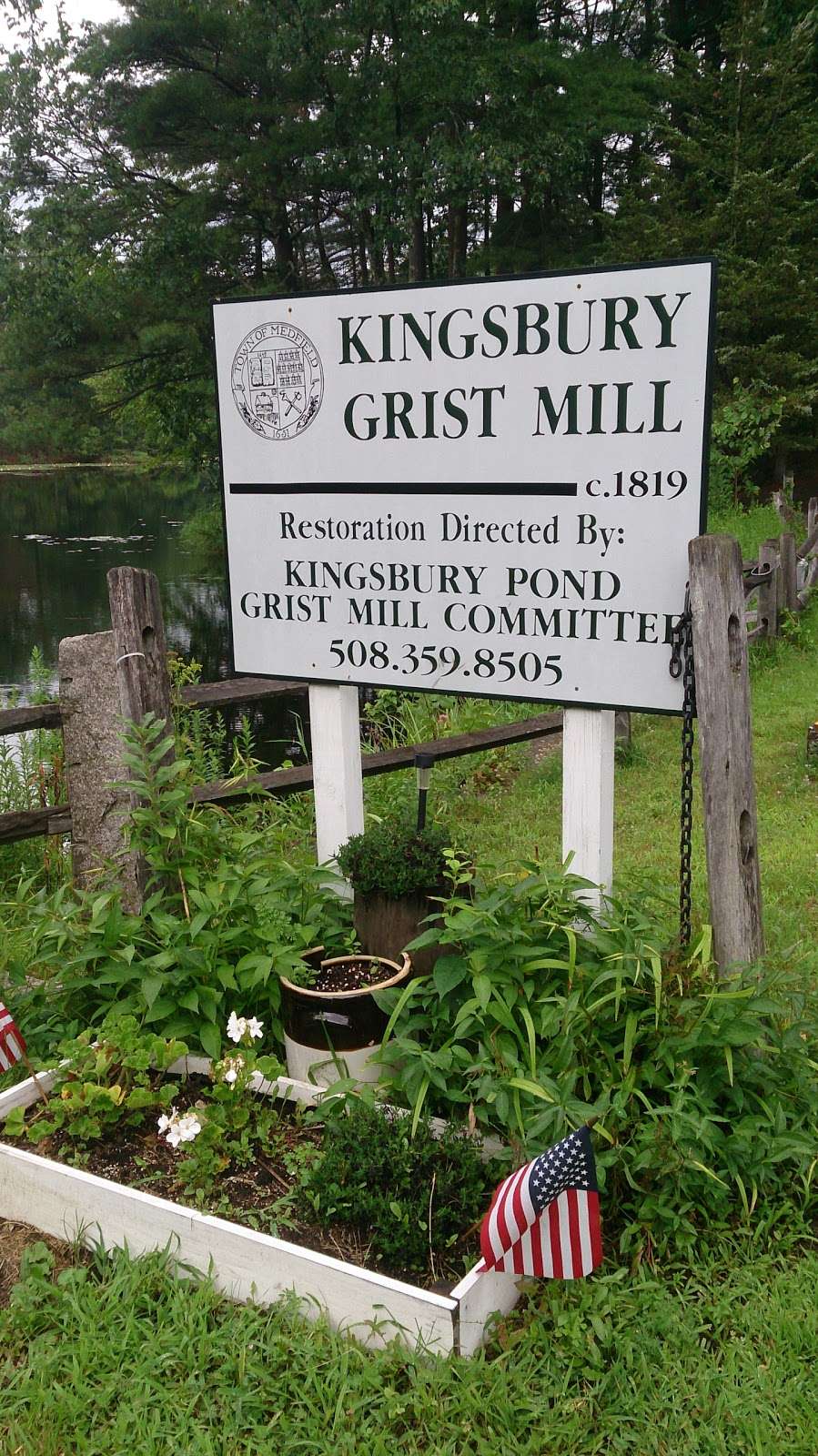 Kingsbury Grist Mill Medfield Ma | 111-, 127 Spring St, Medfield, MA 02052, USA | Phone: (508) 359-8505