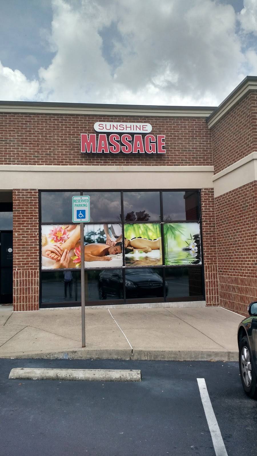 Sunshine Massage | 1800 Carothers Pkwy #6, Brentwood, TN 37027, USA | Phone: (615) 221-6658