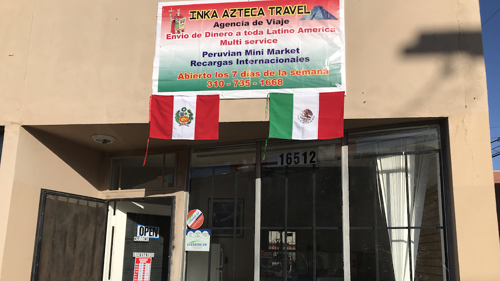 Inka Azteca Travel | 16512 Berendo Ave, Gardena, CA 90247, USA | Phone: (310) 735-1668
