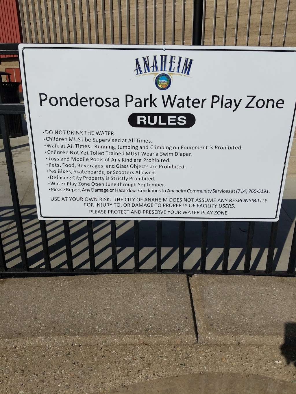 Ponderosa Park Water Play Zone | Un Named Rd, Anaheim, CA 92802