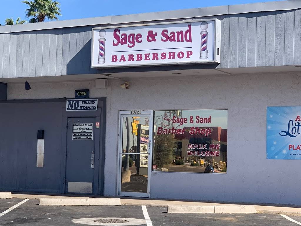 Sage & Sand Barbershop | 13722 W Glendale Ave, Luke AFB, AZ 85307, USA | Phone: (623) 935-2895