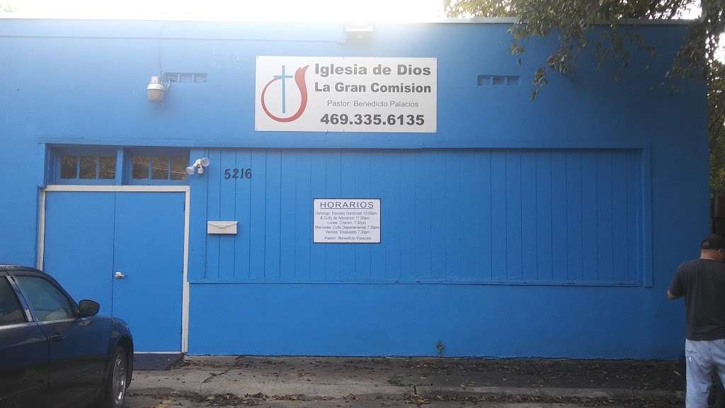Iglesia De Dios La Gran Comision | 5216 Beeman Ave, Dallas, TX 75223, USA | Phone: (469) 335-6135