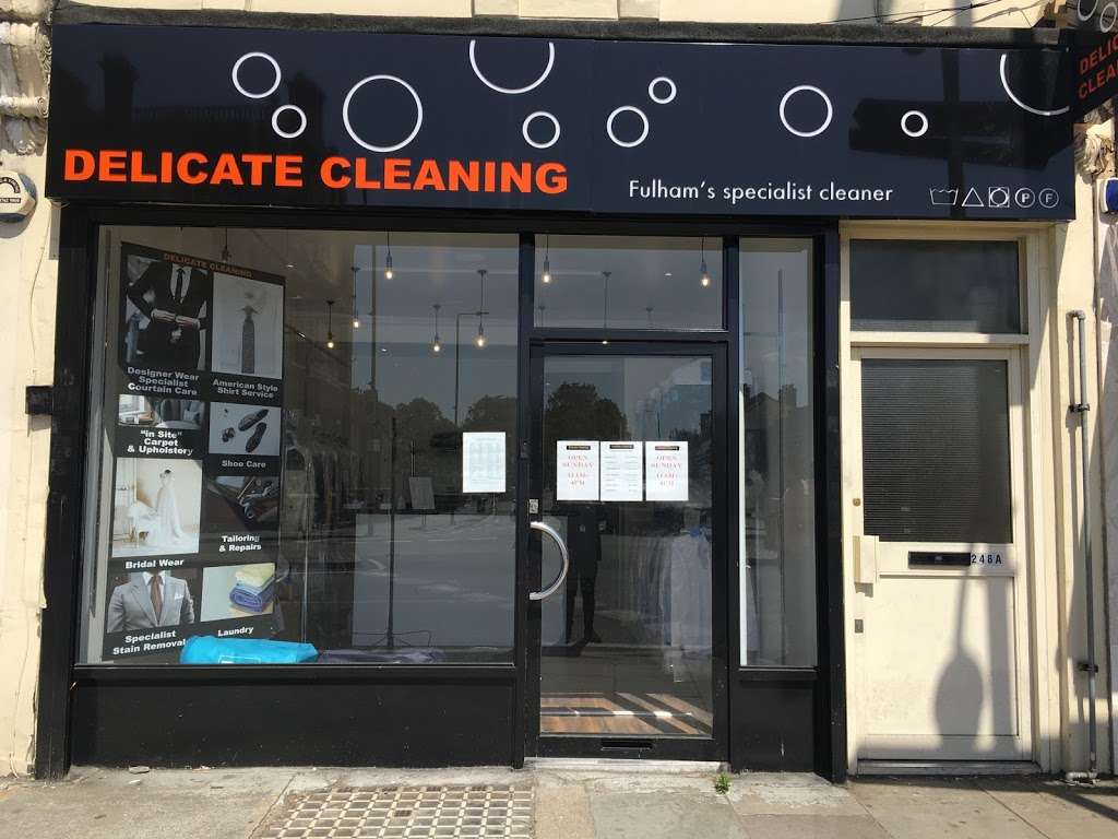 Delicate Dry Cleaners | 248 Goldhawk Rd, Shepherds Bush, London W12 9PE, UK | Phone: 020 8222 6544