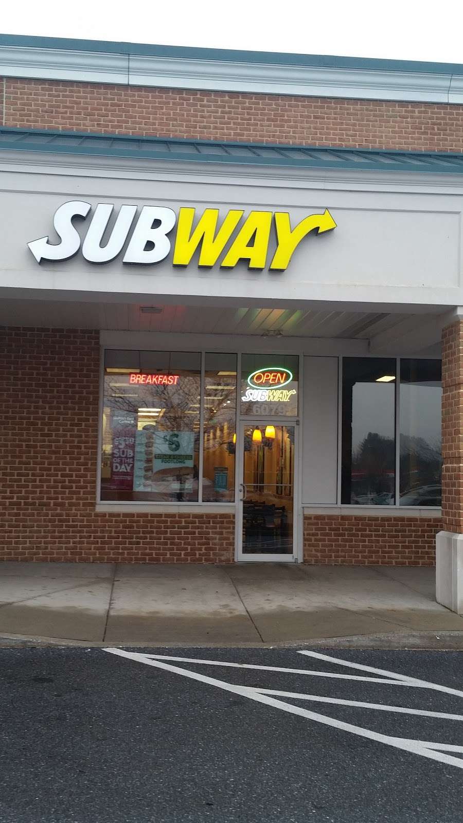 Subway | 6079 Spring Ridge Pkwy, Frederick, MD 21701 | Phone: (301) 668-6038