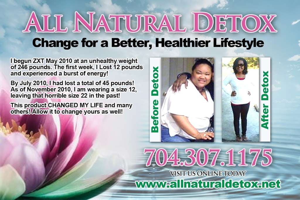 All Natural Detox | 3160 Hwy 21 Byp, Fort Mill, SC 29715, USA | Phone: (704) 307-1175