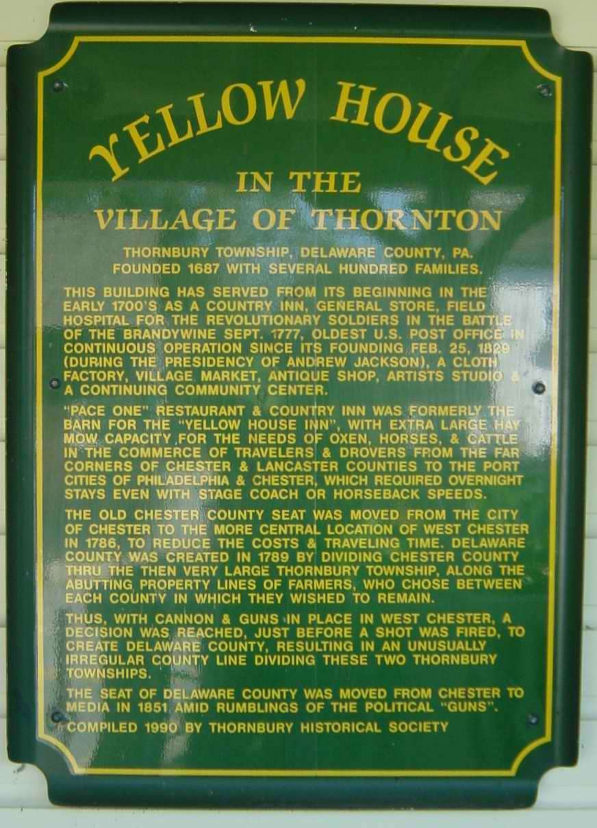 Yellow House | 341 Thornton Rd, Thornton, PA 19373, USA