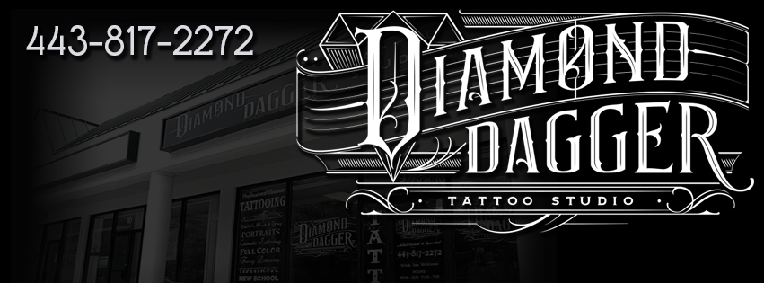 Diamond Dagger Tattoo Studio | 8894 Fort Smallwood Rd #9a, Pasadena, MD 21122, USA | Phone: (443) 817-2272