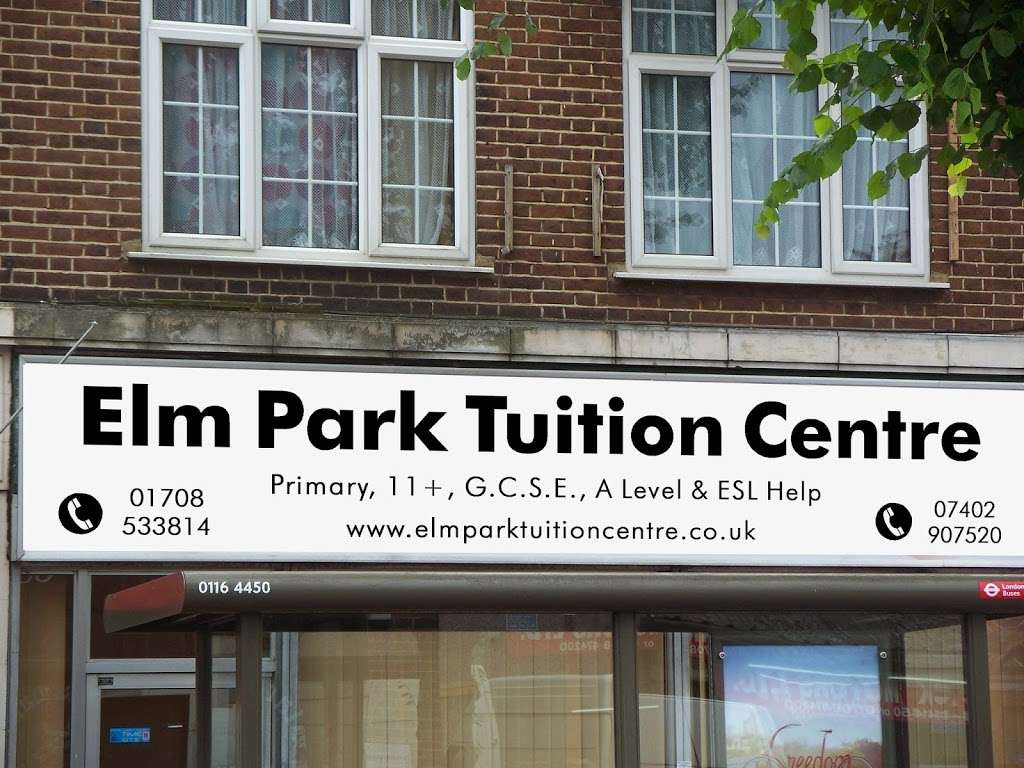 Elm Park Tuition Centre | 8 The Broadway, Hornchurch RM12 4RS, UK | Phone: 01708 533814