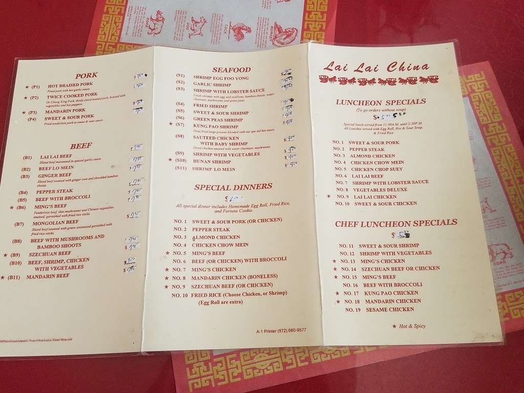 Lai Lai China Restaurant | 8323 Lake June Rd, Dallas, TX 75217 | Phone: (214) 398-4101