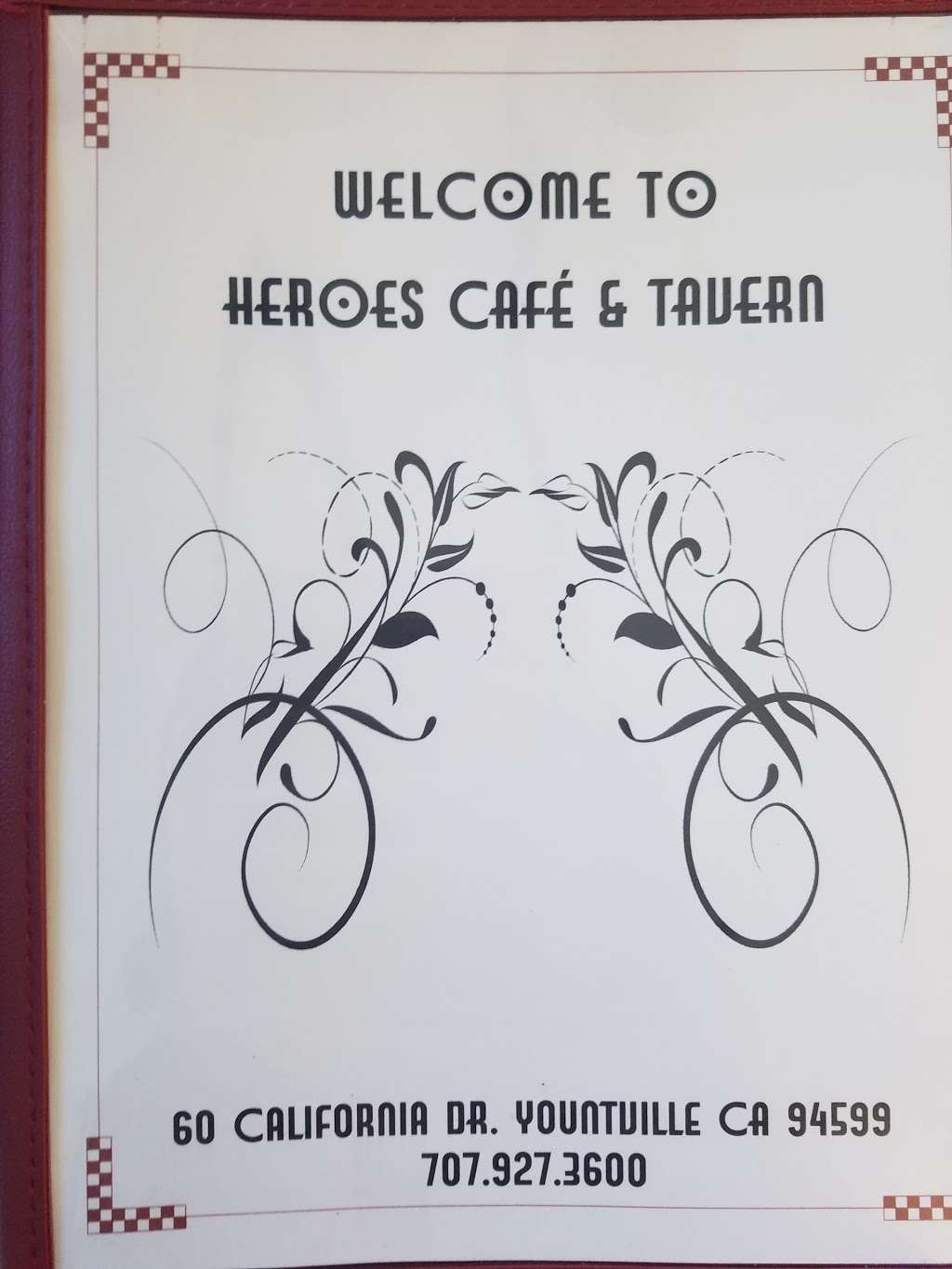 Heroes Cafe | 60 Presidents Cir, Yountville, CA 94599, USA | Phone: (707) 927-3600