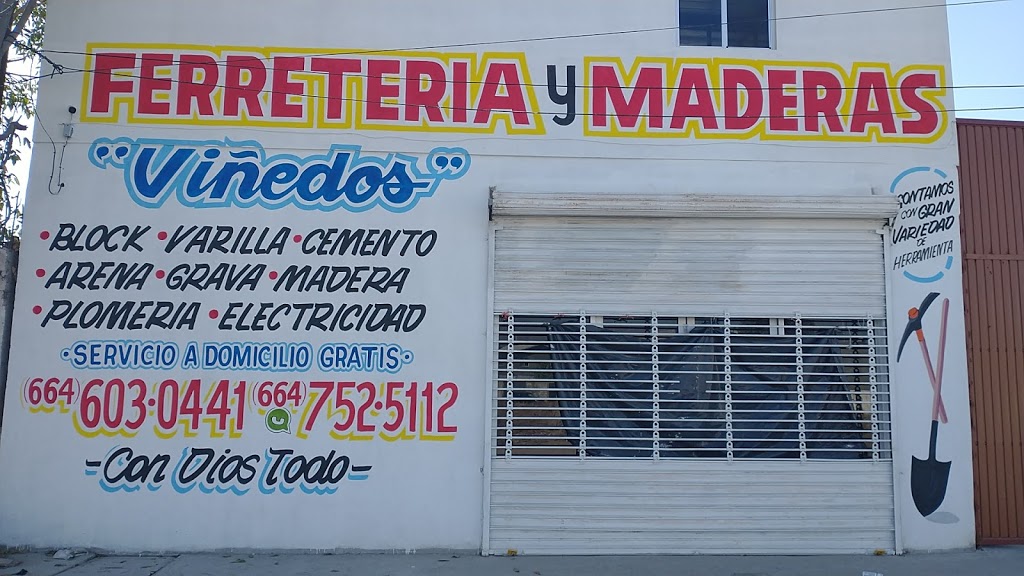 Ferretería Viñedos | Calle Jacinto 9324, La Morita, 22245 Tijuana, B.C., Mexico | Phone: 664 603 0441