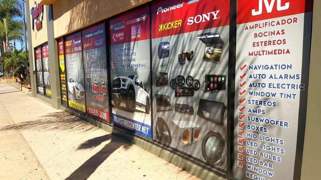 7 Days Tire Center - Santa Ana | 1511 S Main St, Santa Ana, CA 92707, USA | Phone: (714) 835-3606